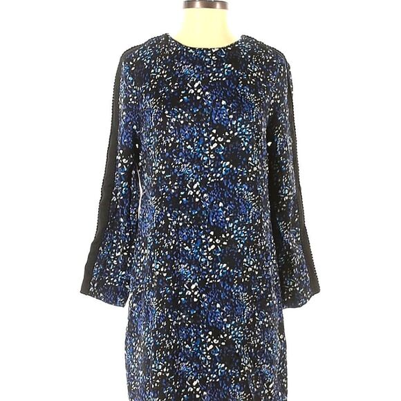 Banana Republic Blue Floral Dress Size 2 - Picture 3 of 12